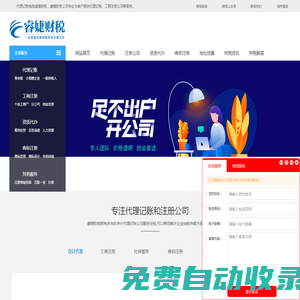 代理记账-会计代账做账报税-代理记账公司-睿婕财税