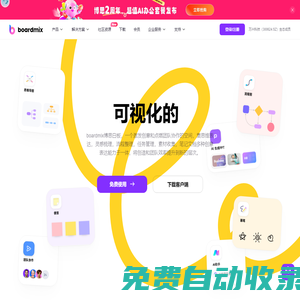 boardmix博思白板官网, AIGC在线生成, 多人协同思维导图, 流程图工具