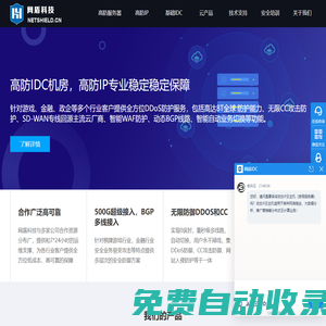 武汉网盾科技-高防服务器|高防IP|VPS云主机|WAF防火墙|武汉服务器租用|湖北武汉IDC公司|武汉网络安全公司