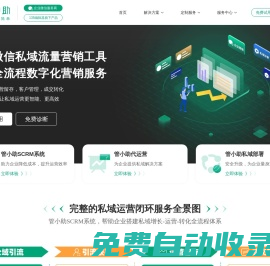 管小助企业微信私域流量营销工具_私域流量运营管理工具_成都新点击科技有限公司