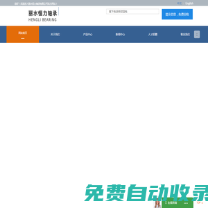 丽水恒力轴承有限公司,专业轴承导轨生产企业